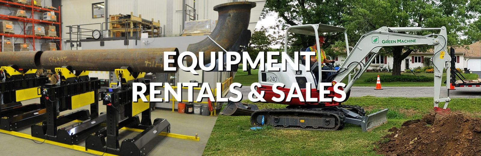 Equipment Rentals & Sales
